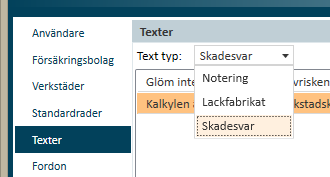 Startsidan visar 200 ärenden Då många försäkringsbolag har över 100 öppna ärenden i CABAS har vi ökat upp att Startsidan nu kan visa 200 ärenden.