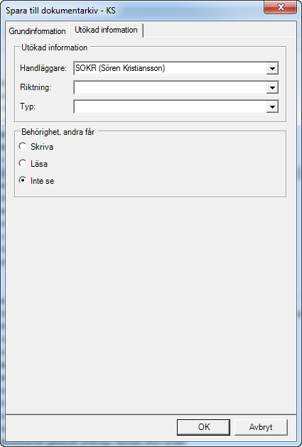 Diabas tillägg för registrering av E-post Registrering via Tillägg till E-post GroupWise Outlook In och utgående post kan sparas till Ärende /mapp