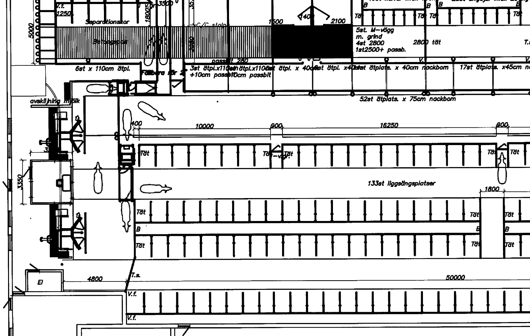 AMS stallösning Envägsgrind