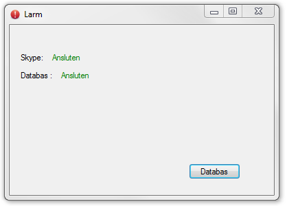 Om Skype inte är igång, startar MultiCaller upp Skype-klienten med kodraden skypeclient.client.start(true). Denna startfunktion är en del av Skype4Com-biblioteket.