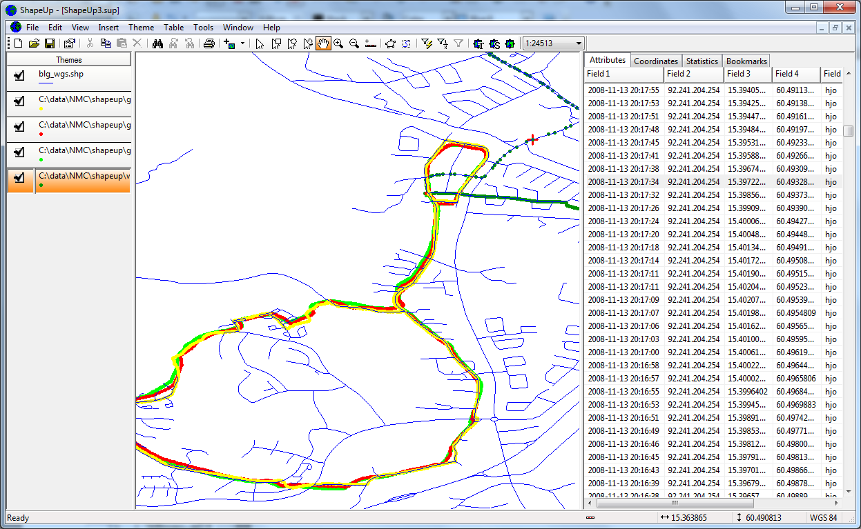 Base map ShapeUp GIS tool Spatial vector