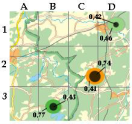 Kriterier Intervall 1 Intervall 2 Bullernivå 50 80 Trafik 5 20 Avstånd t.