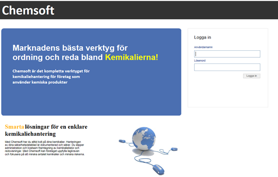 3 Hur man skicka in en ansökan i Svenska kraftnäts kemikaliehanteringssystem Rapportering av märkningspliktiga kemiska produkter ska göras digitalt i Svenska kraftnäts kemikaliehanteringssystem. 3.