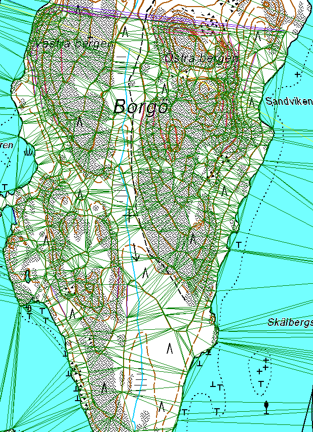 3.1.1.3 Orografi För att kunna beräkna hur stor ökning av vindhastigheten som blir på toppen av en kulle eller hur vindriktningen förändras p.g.a. den omgivande terrängen krävs indata i form av orografisk information.