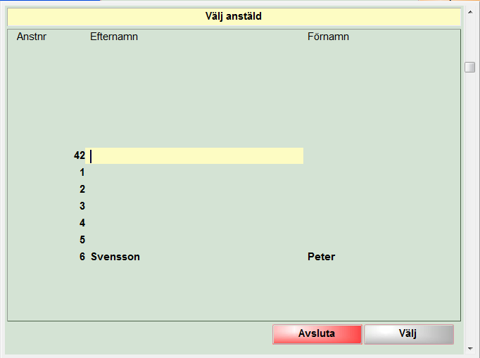 23 3) Ange period och sedan tryck på <Enter>.