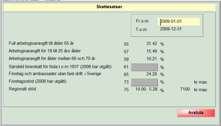 57 Kontrollupg. (Def.) Definitioner för kontrolluppgifter.