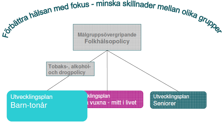 BOTKYRKA KOMMUN UTVECKLINGSPLAN FOLKHÄLSA BARN TONÅR 2012-16 Samtliga nedanstående punkter ska integrera aktuell kunskap kring hur vi kan skapa åtgärderna som är generella men anpassade i omfattning