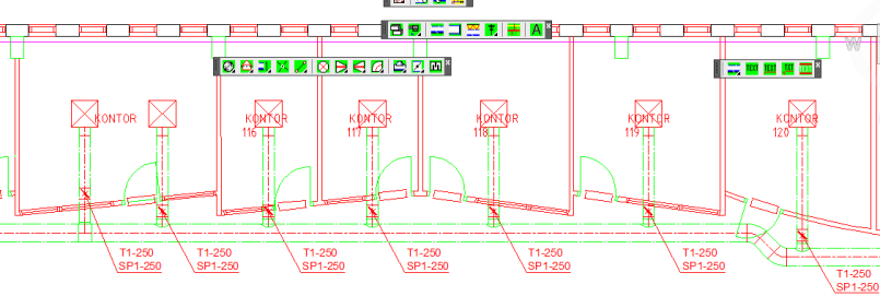 Anslut donet till T1-400 med T1-1250 kanal.