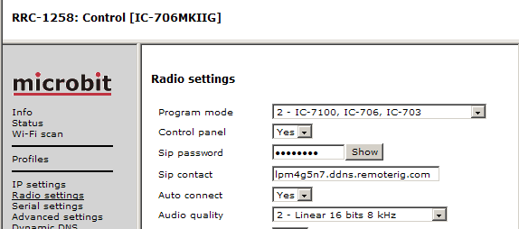 Då kan man även koppla in övervakningskameror för bevakning, Samt kunna titta på spektrumanalysatorn* på radion (om man har en sådan, ex Icom 756 Pro / 7600 mm).
