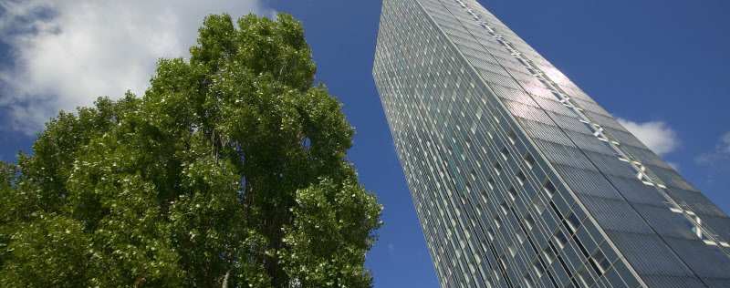 Från denna nyrenoverade och ljusa lokal på 19:e våningen i Wenner-Gren Center ligger Stockholm för dina fötter.