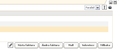 Cirkulation När du vill skicka en faktura eller bokföringsorder används fliken Cirkulation i fakturan.