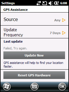 Använda GPS-navigering 6 3 Assisted GPS GPS-funktionen kan användas fristående eller i A-GPS-läget (Assisted GPS). En fristående GPS-mottagare inhämtar data från GPS-satelliter.