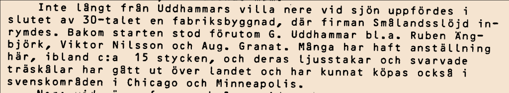 Ett betydande lager, beställningar, ritningar och mallar, gick upp i rök.