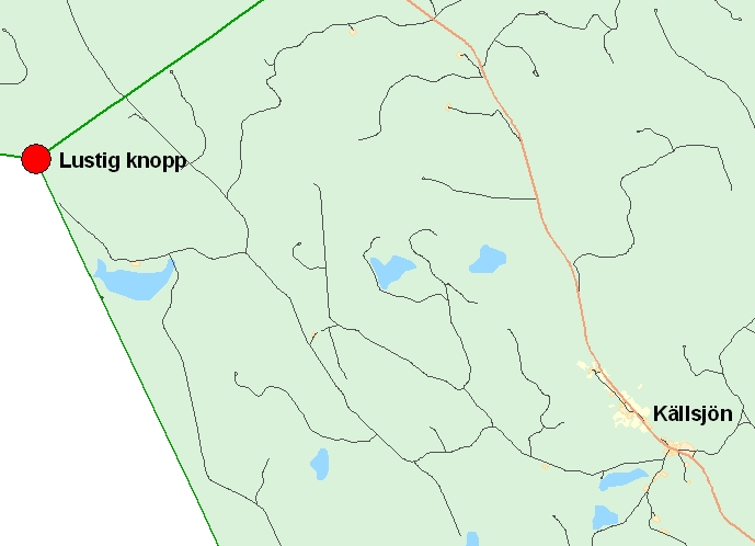 Lustigknopp Med sina 402 meter över havet är Lustigknopp Gästriklands högsta berg. Berget är även den punkt där Gästrikland, Dalarna och Hälsingland möts.