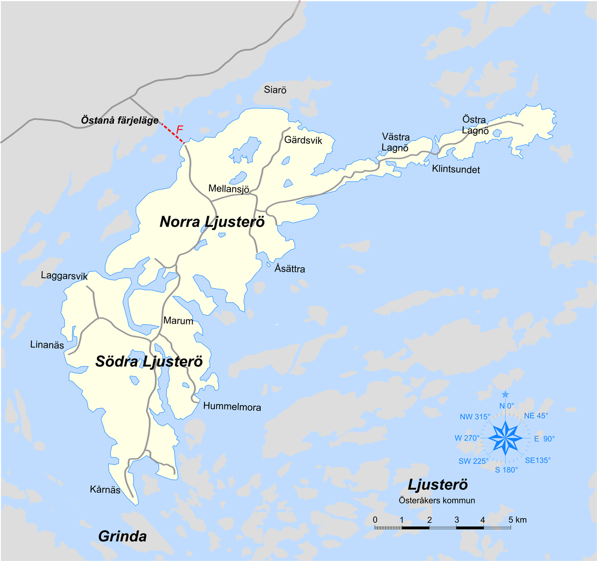 Ljusterö 2 från strandlinjen hitta snäckor i jorden från tiden när Ljusterö var havsbotten. Stora delar av Ljusterö har en mycket kalkrik jordmån.