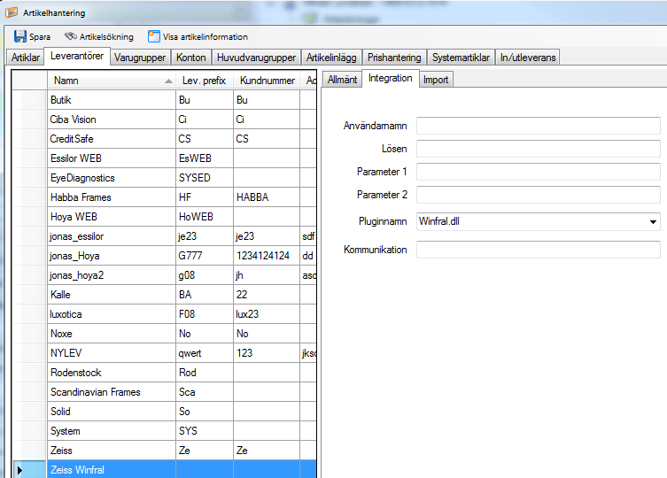 Optitec RS Version 1.6.0.8 Förändring Optitec RS Ver. 1.6.0.8 Namn information tillagd på linsbeställningen. Automatisk databasuppdaterare för enklare uppdateringar.