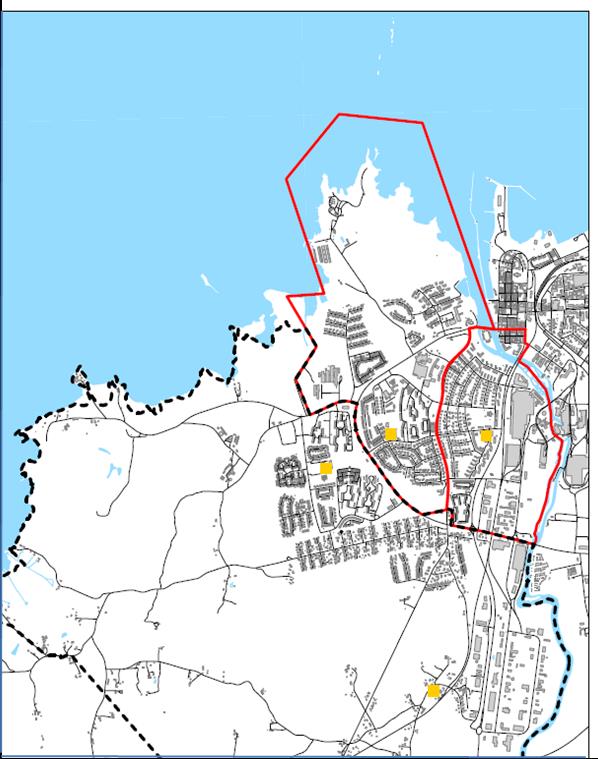 Sida: 48 (133) En sammanslagning av upptagningsområdena Kronopark och Flitiga Lisan (förstudiens alternativ 3 och alternativ 5), som båda är upptagningsområden där barnantalet ökar, blir en betydligt