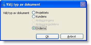 o o o o o o o o o o o o o Betalningsvillkoret kommer från kunden eller projektet, men kan ändras unikt för ordern.