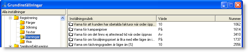 2282. Om lagerhantering är aktiv och det inte finns tillräckligt i lager för att leverera aktuell artikel så visas denna varningstext.