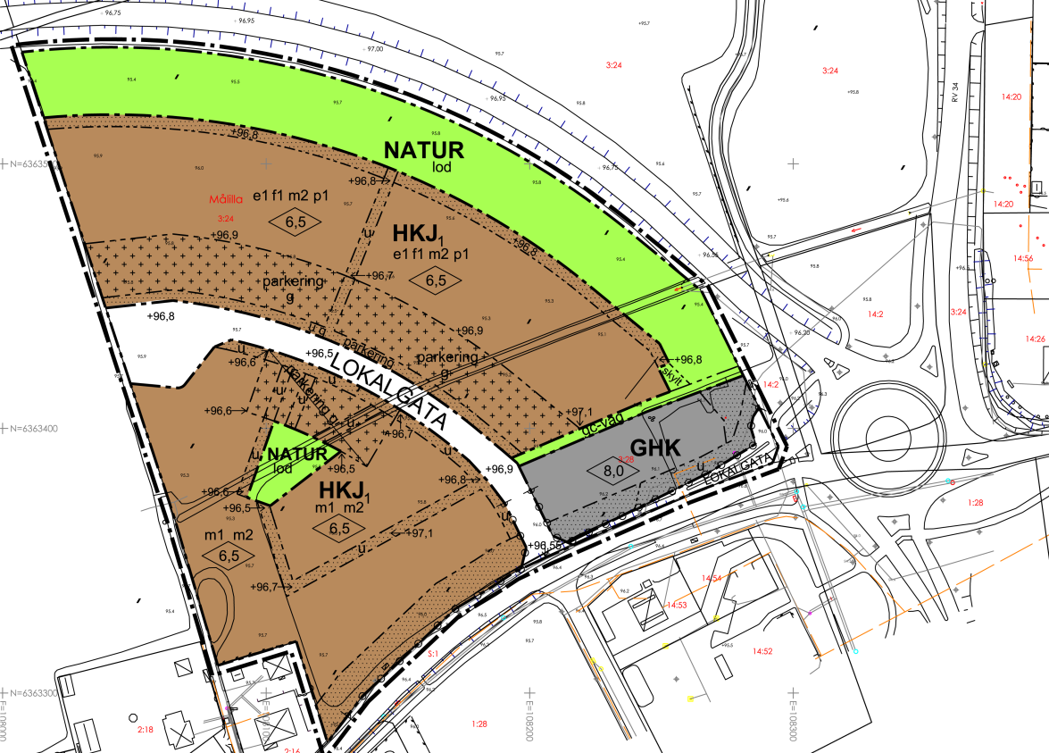 6 (18) Planbeskrivning PLANFÖRSLAG Hultsfred NY VÄG 23/47 EV.