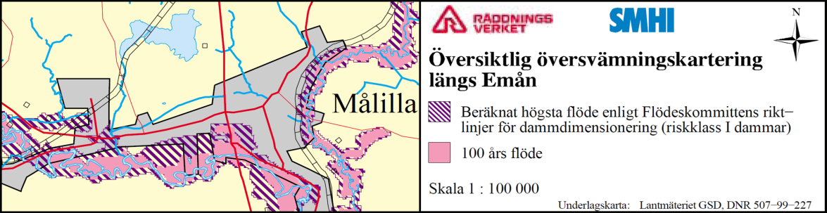 8 (18) Radon Planområdet ligger i ett område med relativt låg radonhalt i berggrunden (25-50 Bq/m 3 ) Miljökvalitetsnormer LUFT Gällande miljökvalitetsnormer för luft, med gränsvärden för kväveoxid,