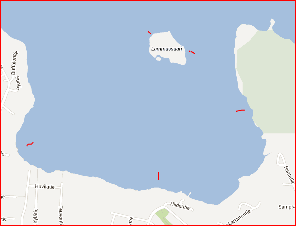 mellan fiskarna i Nastola och Vesijärvi fiskeområden så att den största andelen ryssjor hamnade hos fiskarna i Vesijärvi.