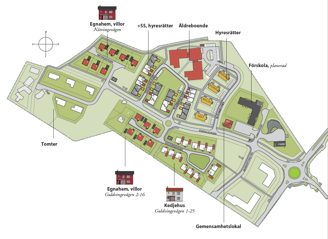 Vallda Heberg Gemensam värmeförsörjning till passivhusområde i Kungsbacka kommun Gemensam värmeförsörjning via kulvertnät.