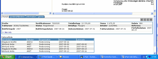 Det finns flera typer av informationsmeddelande 1. Information till betalningsinstitut. Detta genereras med automatik på alla fakturor vid ankomstregistrering och skapar INTE ett i på fakturasymbolen.