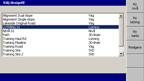 Använda mappning/registrering i fält 6 Körning framåt detta villkor är uppfyllt när maskinen rör sig framåt Automatik på detta villkor är uppfyllt när den automatiska styrningen är påslagen