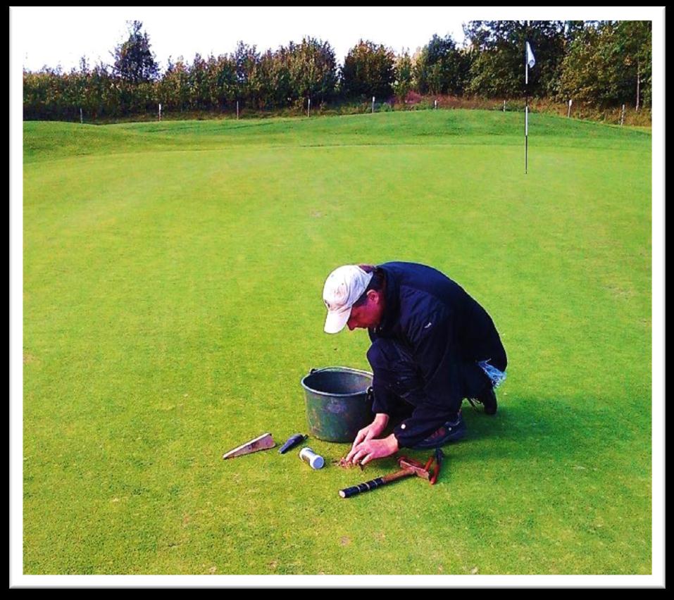 Sveriges lantbruksuniversitet, Alnarp LTJ-Fakulteten Landskapsutveckling Fysikalisk analys av golfgreener Bert Sandell, MSc.