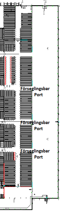 10.3.2 Automatiserade truckar i hall 10 Något Åbro var väldigt angelägna att få undersökt var huruvida automatiserade truckar i hall 10 vore en bra lösning.