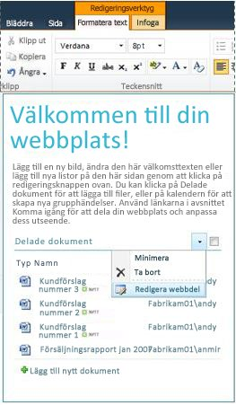 Webbplatsegenskaper som påverkar användningen Hur du installerar och konfigurerar SharePoint påverkar vad som visas och vilka alternativ som är tillgängliga på webbplatsen.