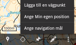 Bakgrundsspårning är alltid på, när sändaren är påslagen.