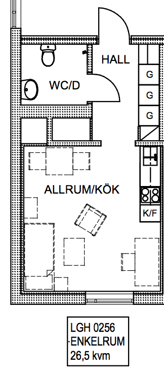 Namn: Svenska bostäder, Rio, 1 person (21,26,28) Ja Nej Delvis kommentar BOSTADSUTFORMNING Daglig samvaro: Finns det plats för en 2 sits-soffa? * Sov & vila: Finns avskild sov/vilodel?