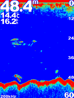 Använda ekolod Använda ekolod När enheten är ansluten till en givare kan följande plottrar användas som Fishfinder: GPSMAP 420s GPSMAP 450s GPSMAP 421s GPSMAP 451s GPSMAP 520s GPSMAP 525s GPSMAP 521s