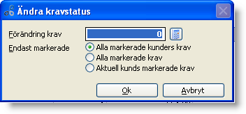 o o o o Antal respitdagar. Här kan man lägga till ett par dagar på alla fakturors betalningsvillkor. Ange du 3 så lägger kravhanteringen till detta på varje fakturas betalningsvillkor.