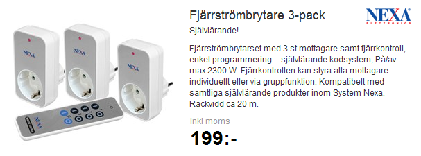 Vad är NexaHome? Programvara för styrning av fjärrströmbrytare.