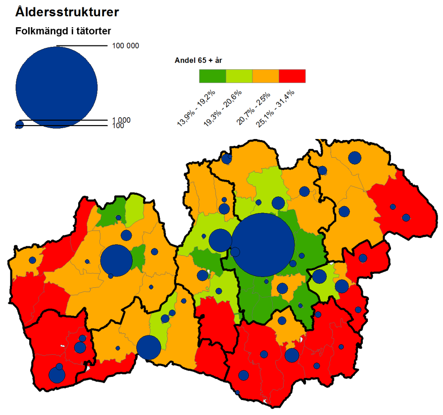 Sverige regionala mönster vid övergången från industrisamhälle till informationssamhälle 5 understryks att det i informationssamhället är viktigt att betona just attraktiva boendemiljöer och inte