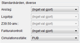 En förutsättning för att BOOK-IT PUB ska fungera optimalt är att alla aktiva låntagare väljer ett standard-hämtställe. Detta kan låntagaren göra själv i BOOK-IT PUB under Mina sidor Mina uppgifter.