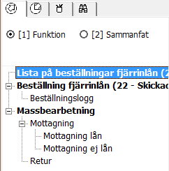 Administrationsflik Administrationsfliken används för att visa och hantera: Partner Registrering av fjärrlånepartner (beställare och leverantörer), både interna och externa partner.