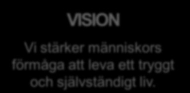 nivåer Socialnämndens uppdrag/verksamhetsidé, vision och mål bildar ett sammanhängande system.