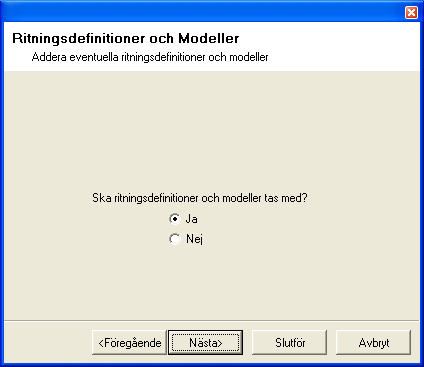 UTBILDNINGSMETERIAL 18 (54) Om fler filer ska levereras klickas knappen Lägg till filer. Om filer som inte ska med har hamnat i listan kan dessa tas bort genom att markera dem och klicka på Ta bort.