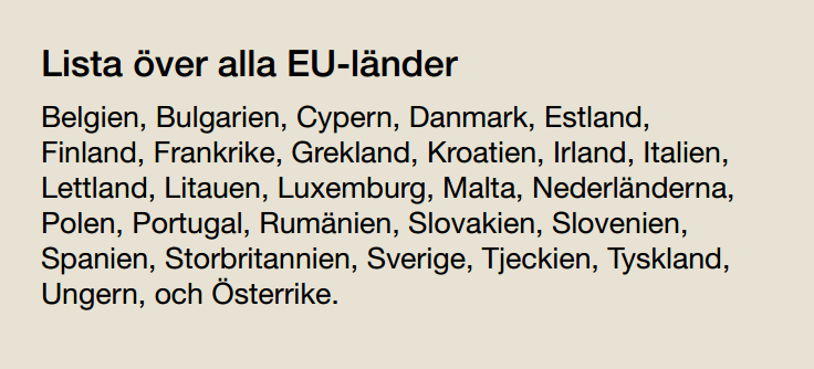 10 2.1 Import från icke EU-land Att importera betyder att företag tar in varor till EU-land som Finland, från ett land utanför EU, som även kallas ett tredje land.