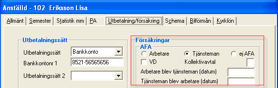 5 Genomgång av inställningar och korrigeringar för FORA Gå igenom ditt Anställdaregister och genomför eventuella korrigeringar och kompletteringar av AFA-rapporten till Fora försäkringscentral.