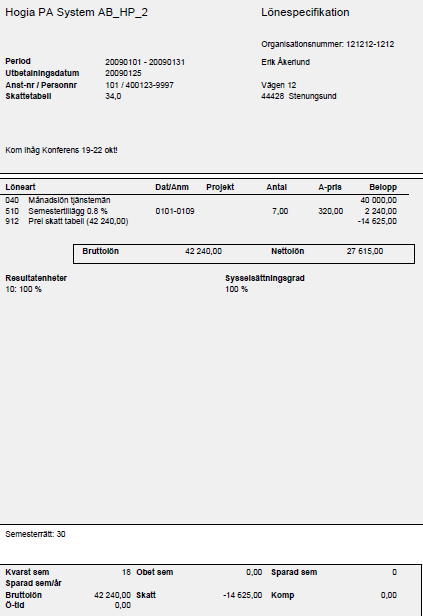 Hogia PBM Time & Attendance/Project 13.