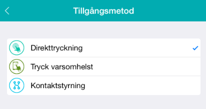 Skriv ut Om din idevice är ansluten till en Air Skrivare, så har du också valmöjligheten att skriva ut din text direkt från Predictable, gå bara till Använd -menyn och välj Skriv ut.