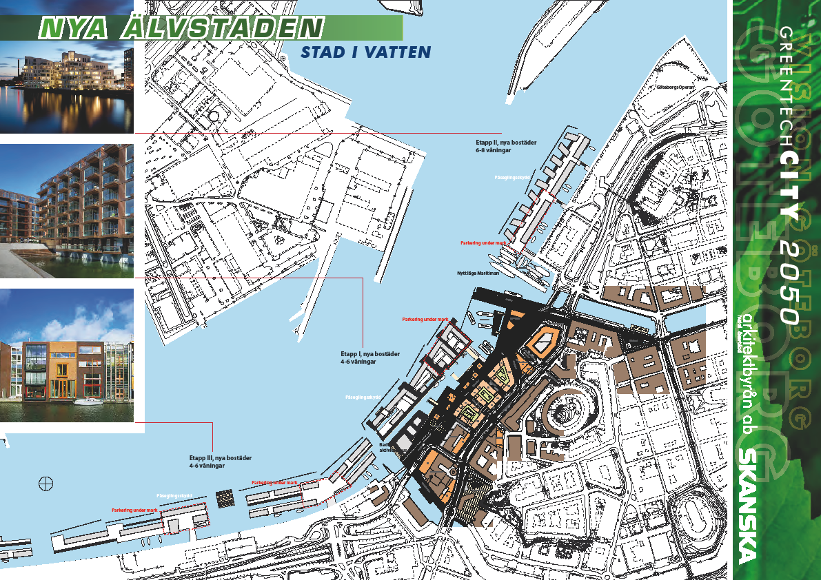 Nu befinner vi oss i Göteborg år 2050, fastslog Mats Dynevik, och började berätta om det arbete som påbörjats runt år 2010 och hur det hade lett fram till Göteborg 2050.