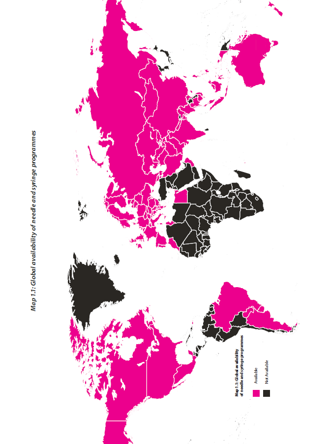 Sprututbyten globalt 86 LÄNDER Global State of Harm Reduction