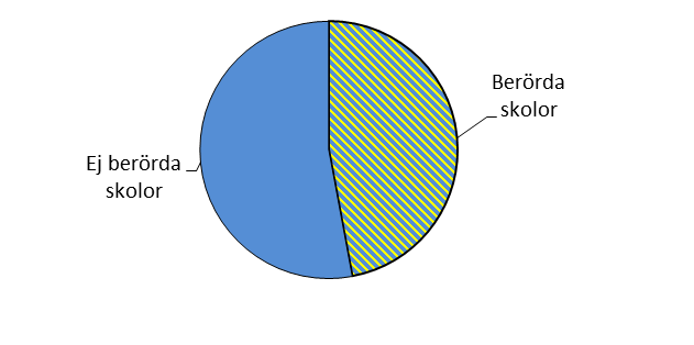 2 Skolinspektionens samlade produktion I dag går cirka 1,3 miljoner elever i någon av de cirka 6 500 grund- eller gymnasieskolor (inklusive särskolor) som finns i Sverige 1.