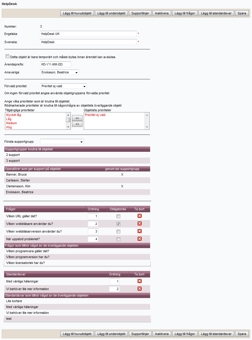 Rollerna i Alla som ska vara inne i för att söka svar, skapa ärende eller handlägga ett ärende, måste logga in i programmet.